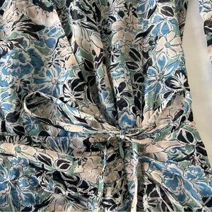 Veronica Beard Sean printed silk floral dress size 4